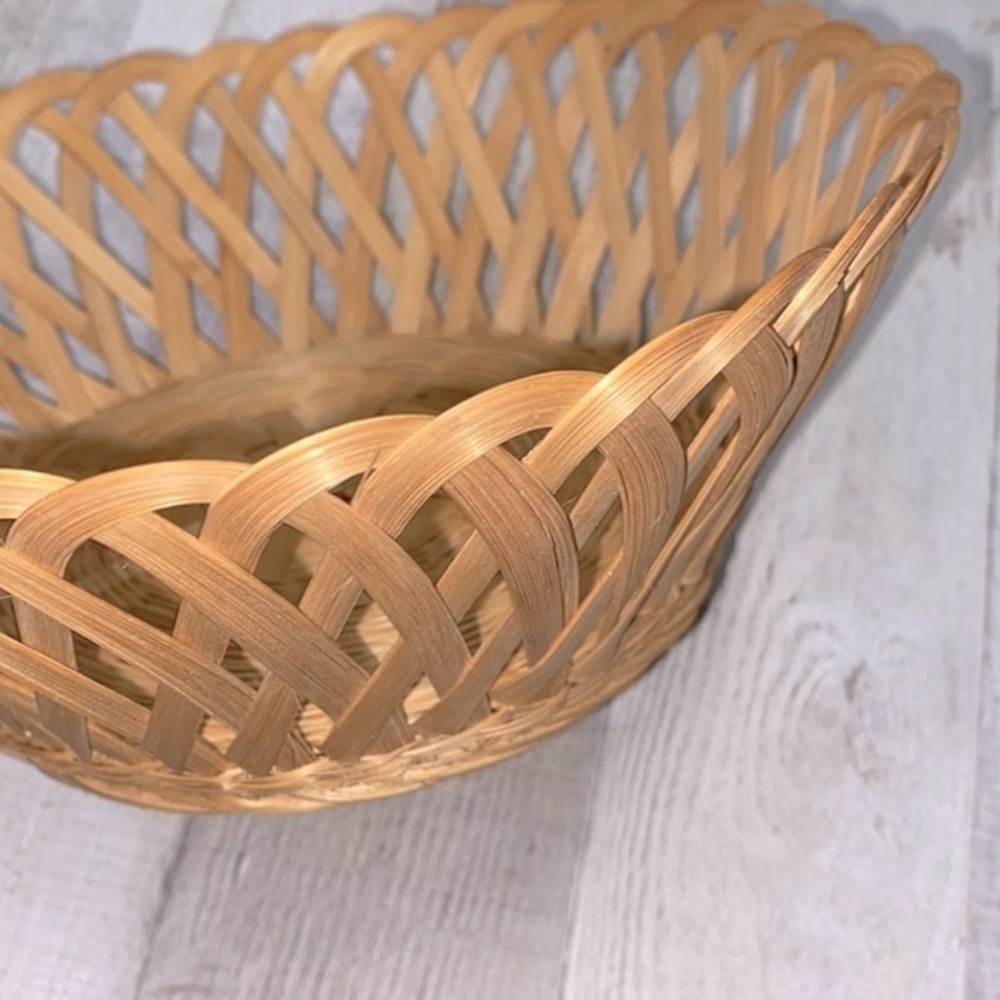VINTAGE straw wicker basket decor - Picture 2 of 6